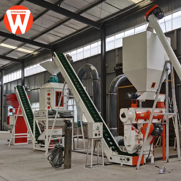 animal feed plant design poultry feed pellet production line plant for sale