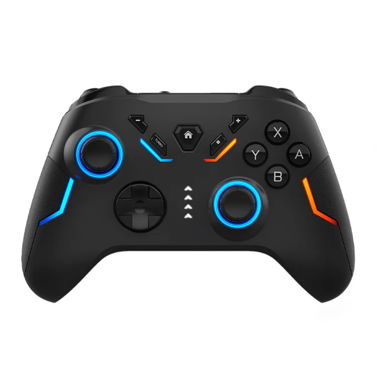 Wireless Gamepad With RGB Light Six-axis Programmable Macros Game Controller For Phone For PC For Nintendo Switch Joysticks
