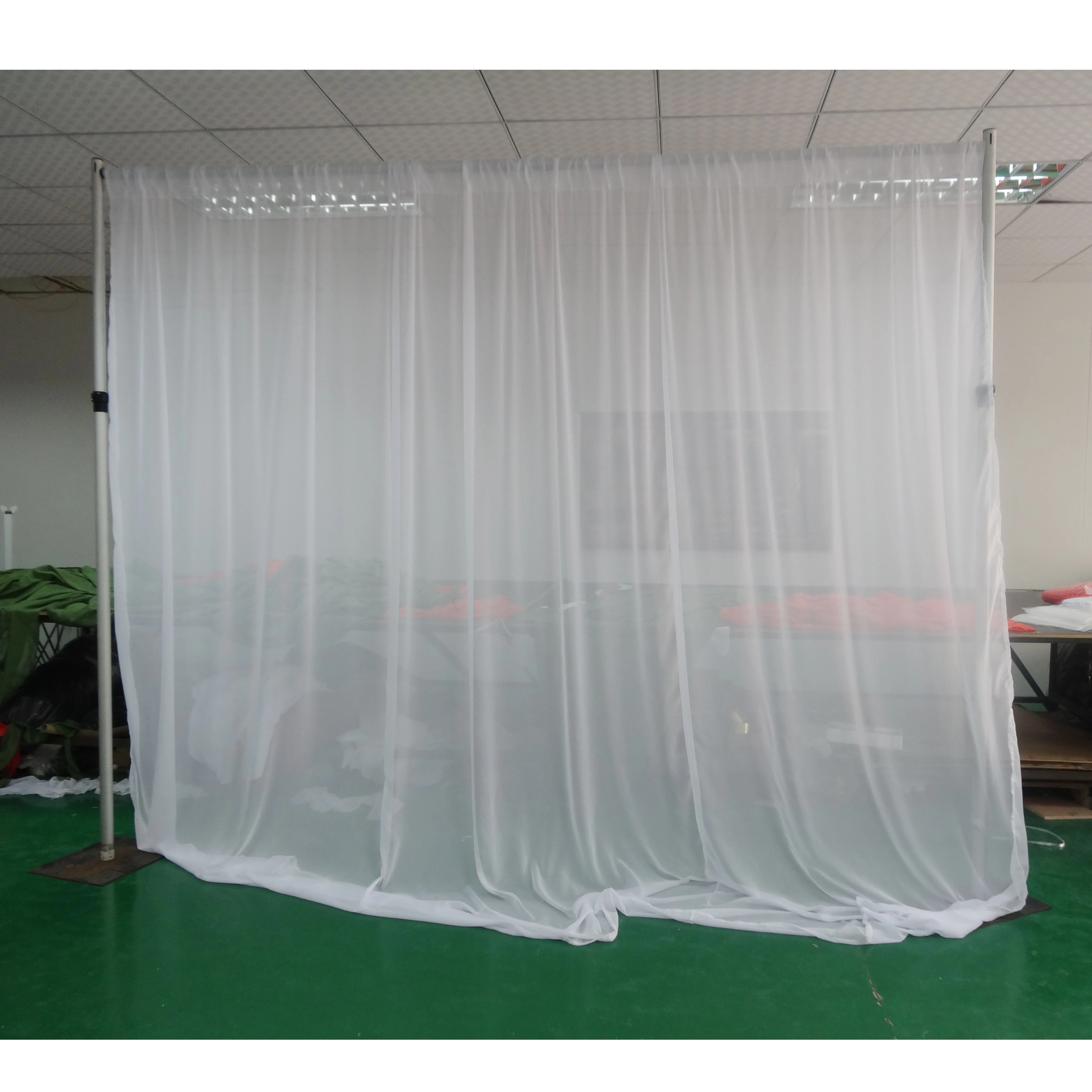 
Adjustable backdrop stand pipe drape fabric backdrops for weddings 