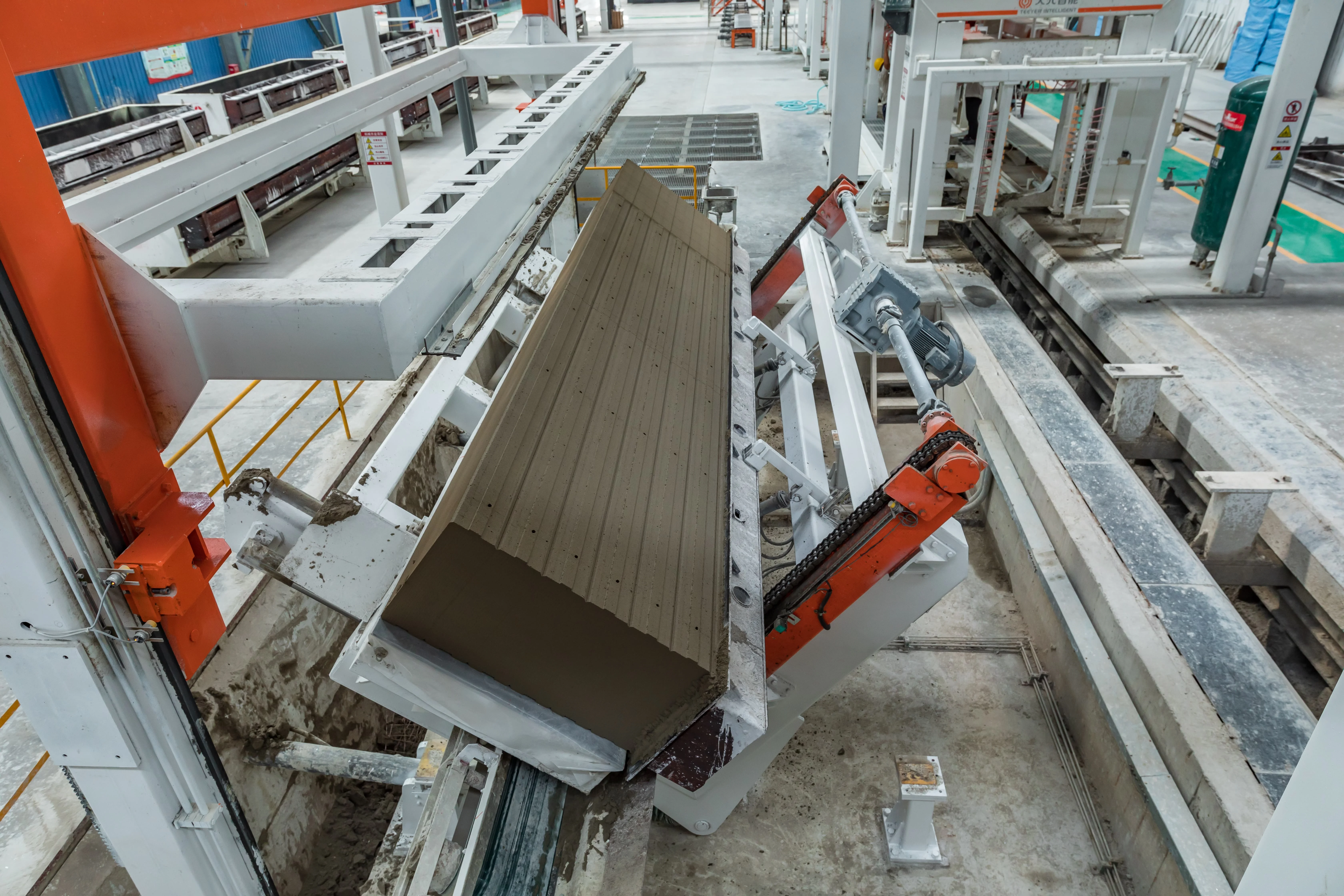 Teeyer autoclave aerated concrete AAC block ALC panel making machine production line plant equipment
