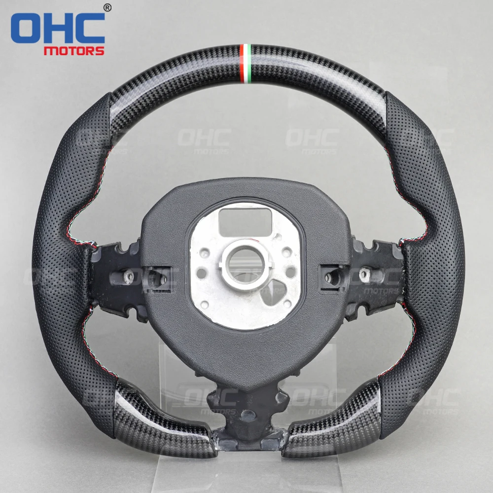 Carbon Fiber Flat Bottom Special Customized Steering Wheel for lamborghini aventador ohc motors