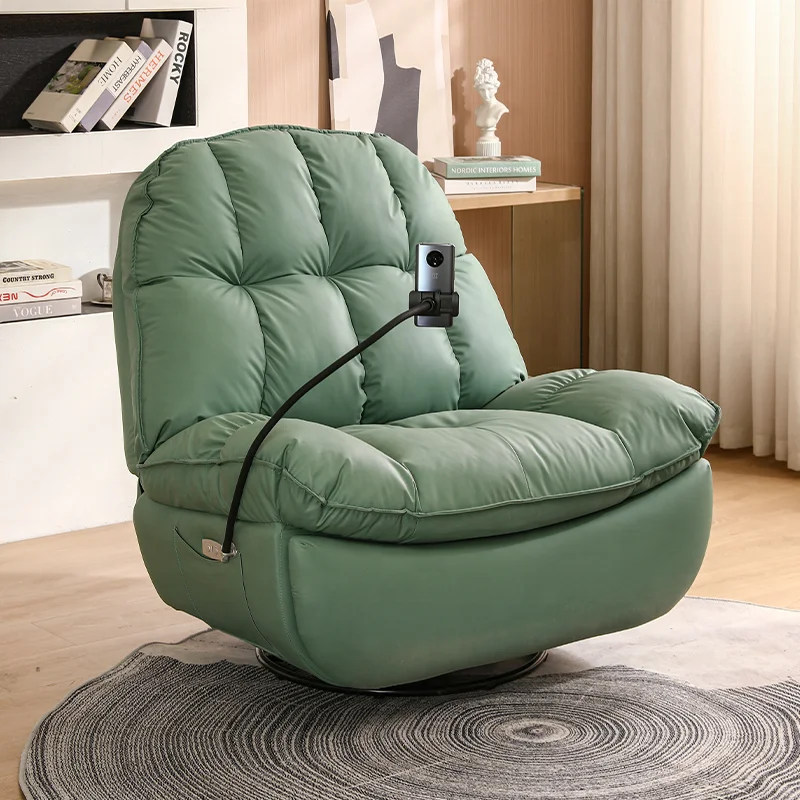living room Single seat sofas modern Microfiber Fabric Function recliner sofa reclinable Adjustable angle sofa