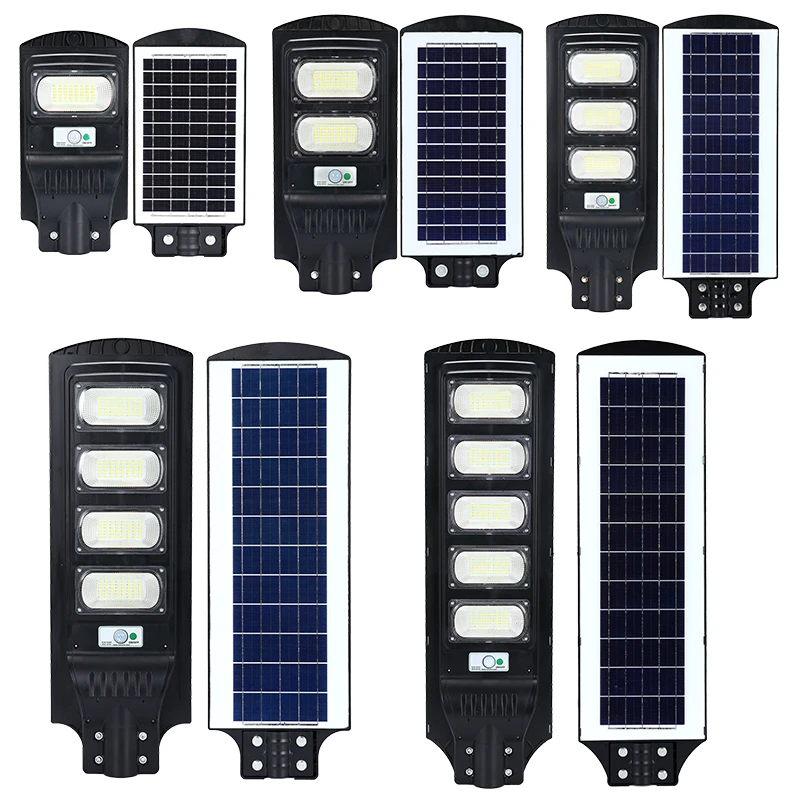 LIGHTSINCERE solar panel street light 120w outdoor commercial street light with auto dimming solar street light