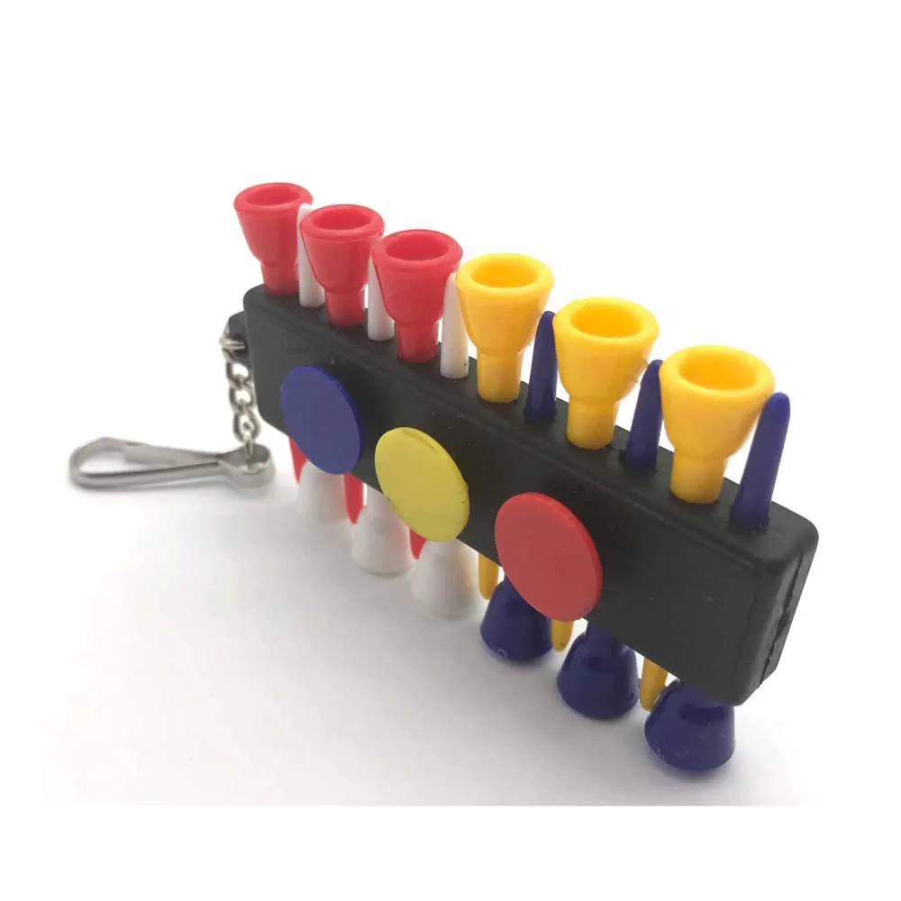 Custom golf tee holder