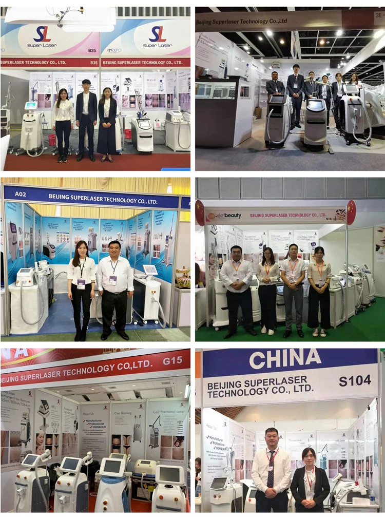 9.8kg Superlaser laser diodo triple onda portatil depilacion permanente Superlaser hair removal diode laser