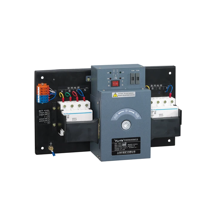 YEQ1-63N CB Class 3 Pole Double Power Electrical Changeover Switches