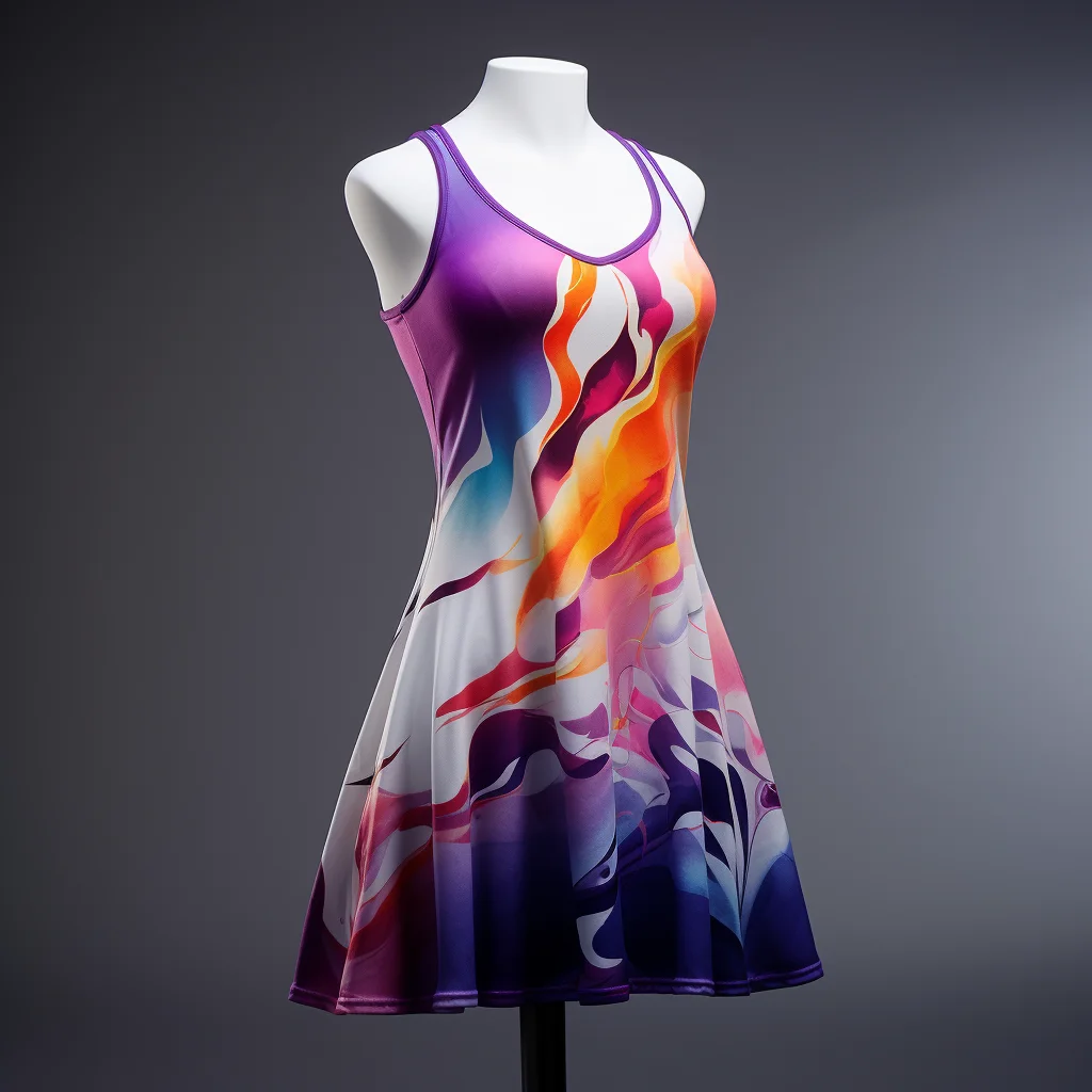Aibort Custom Wholesale Sublimation Jersey Custom Tennis Shirt Dress Women Quick dry Netball Dresses Tennis training clothes//