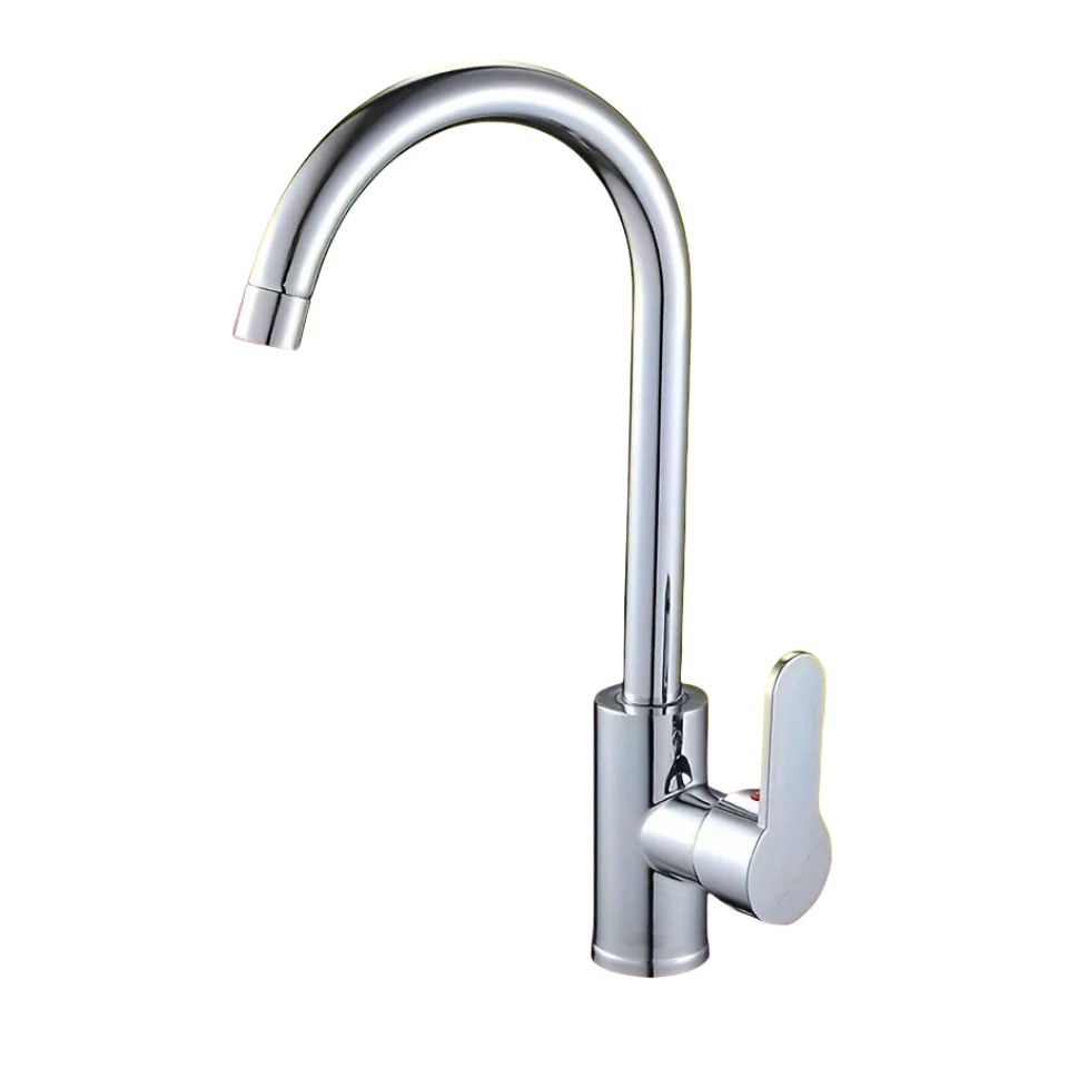360 Degree Rotating Stainless Steel Kitchen Faucet Modern Design Hot Cold Dish Basin Faucet Ceramic Valve Core Sink Dishwasher