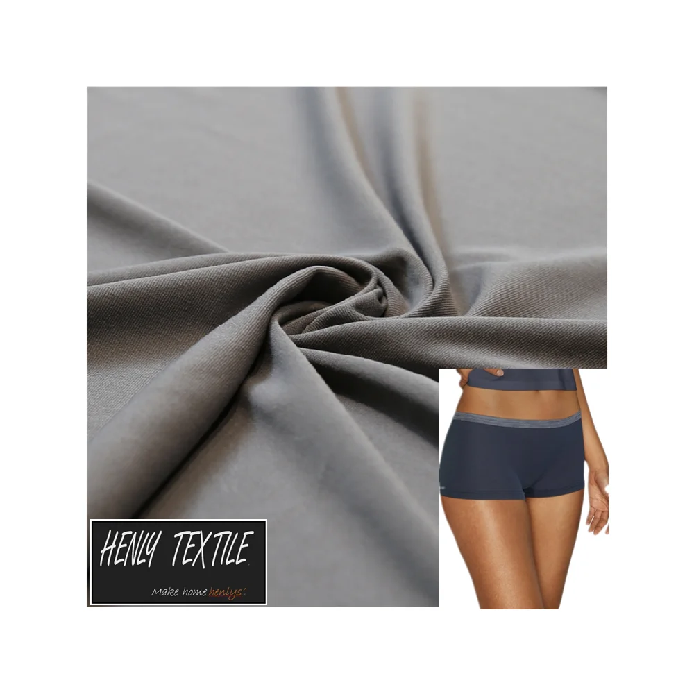 HT208131 87%POLYESTER 13%ELASTANE 110GSM HT208131 KNITTED JERSEY FABRIC FOR UNDERWEAR