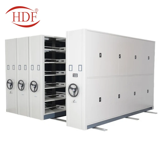 Mobile Shelving System Cheap Metal Display file compactor Electric Mobile shelving