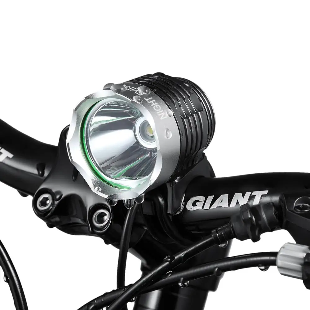 1200 Lumens  Powerful Bright  Bike safety Light  with  8.4v rechargeable battery pack waterproof Bike Headlight