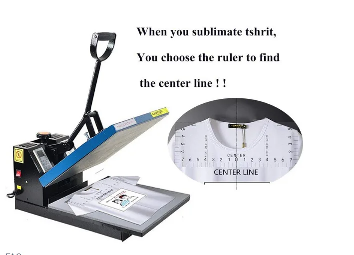 
T-shirt guide ruler 3-piece round neck calibration tool sewing ruler centering alignment tool ruler 
