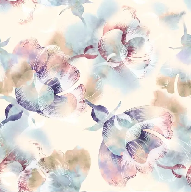 Printing manufacturer custom digital fabric printing cotton twill fabric