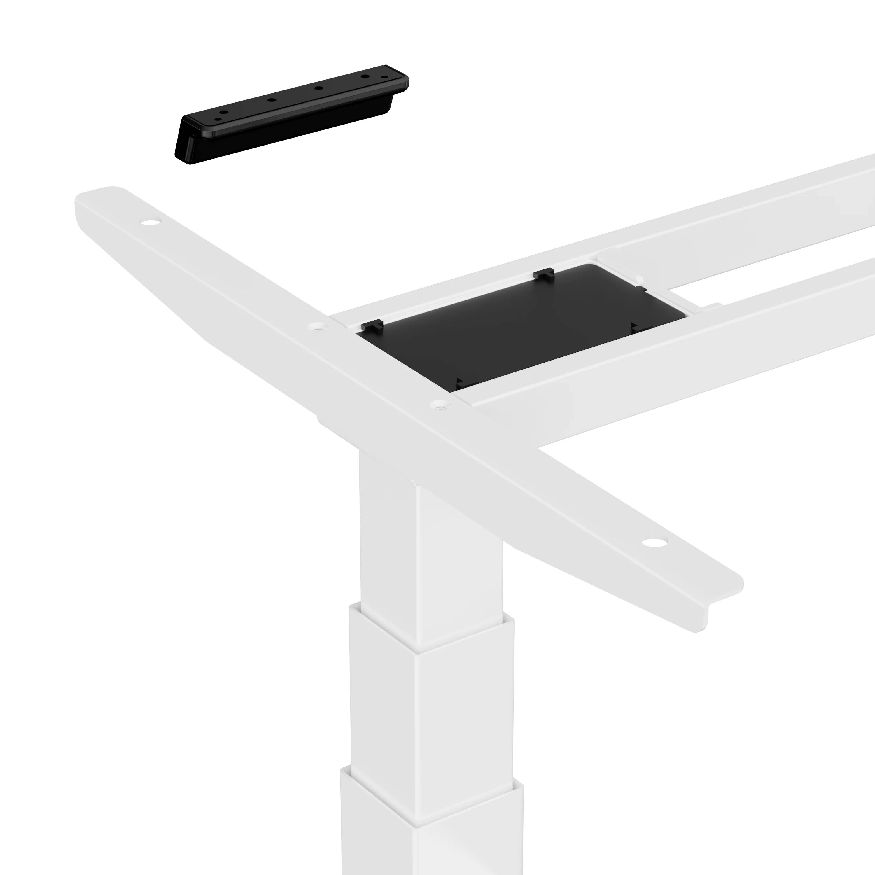 Support customized ergonomic electric height stand office computer face to face workstation  height adjustable desk
