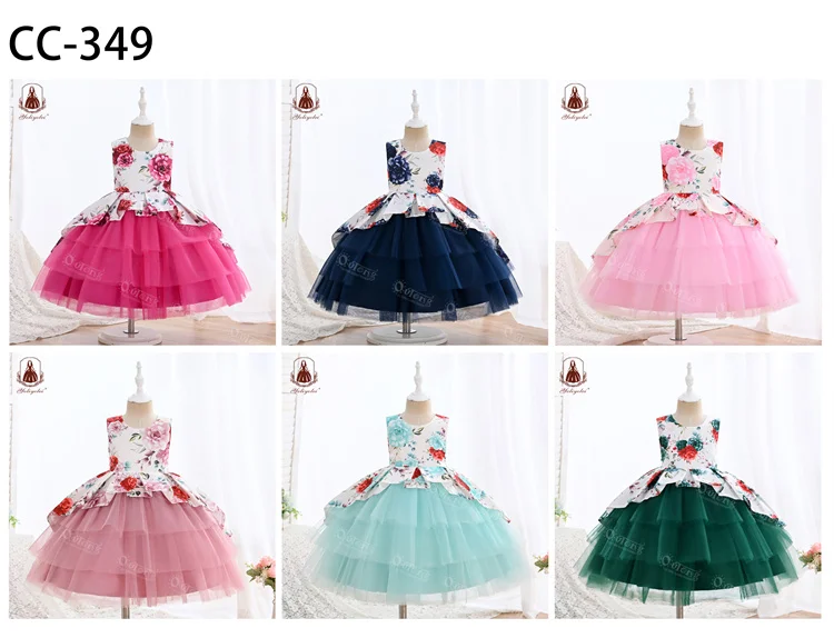 Yoliyolei Morden Style Decoration Halloween Party Tutu Dress Kids Girls With Lining Beautiful Dresses
