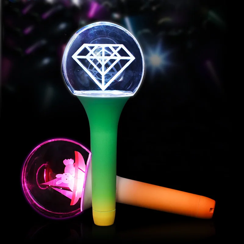 OEM Kpop Official Custom Lightstick Fans Cheering APP Controller Penlight LED Light Stick Glow In The Dark  For Events Concert