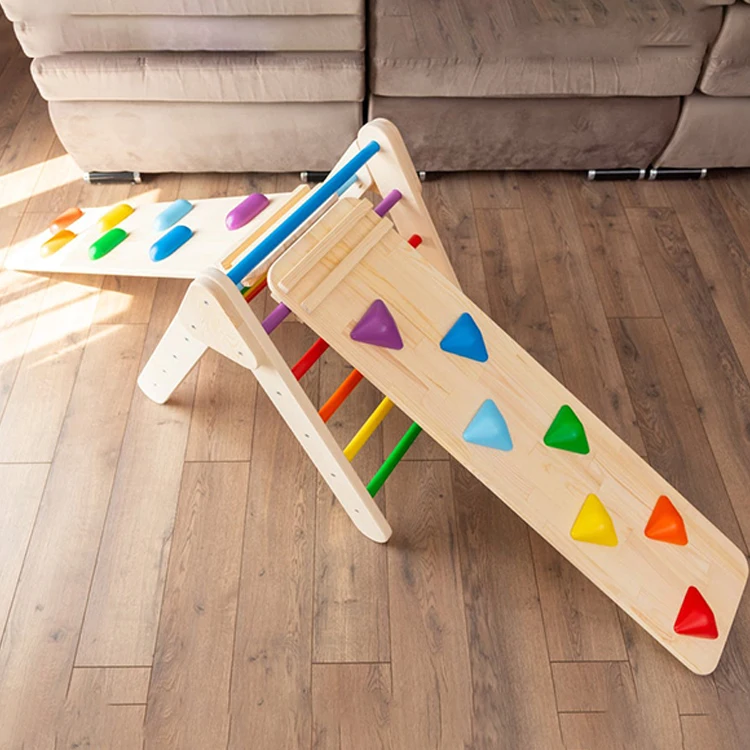 
Winning Triangle Ladder / Climbing Triangle For Toddlers /triangle Climbing Frame Montessori Made Foldable Pikler Triangle 
