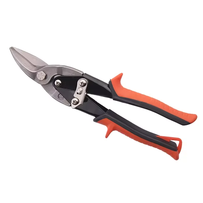 New Iron Sheet Cutters Hand Tool Aviation Scissors Chrome Vanadium Metal Straight Aviation Tin Snip