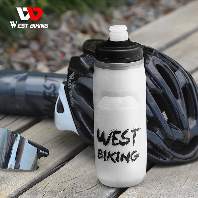 West Biking Custom Cycling Water Bottles For Cycling Squeeze Water Bottle Bike Accssessories Bicycle Accessories