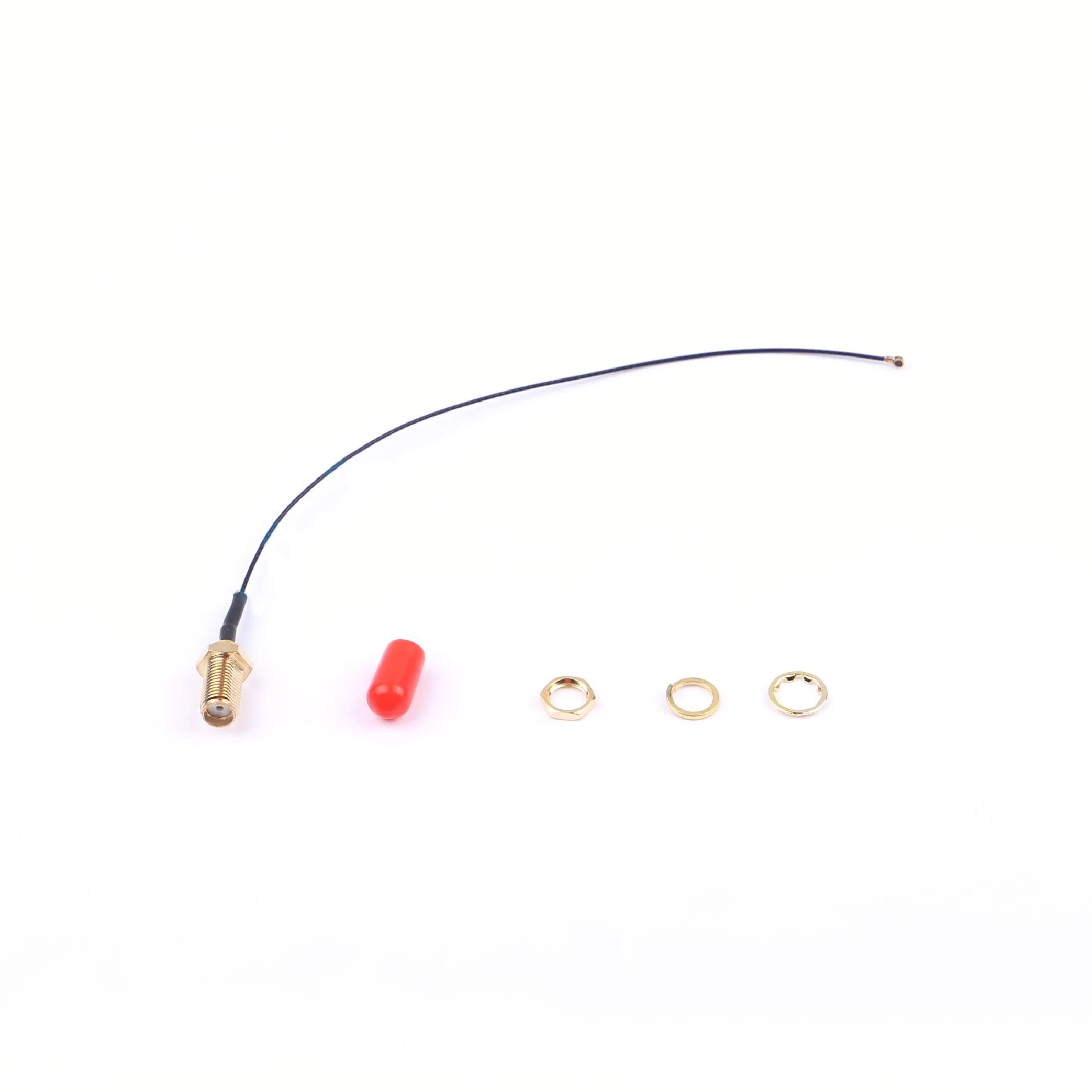 SMA female to IPEX-4 RF coaxial cable black RG0.81 length 150mm 15cm U.FL/IPEX/MHF/IPX to SMA RF connector pigtail cable