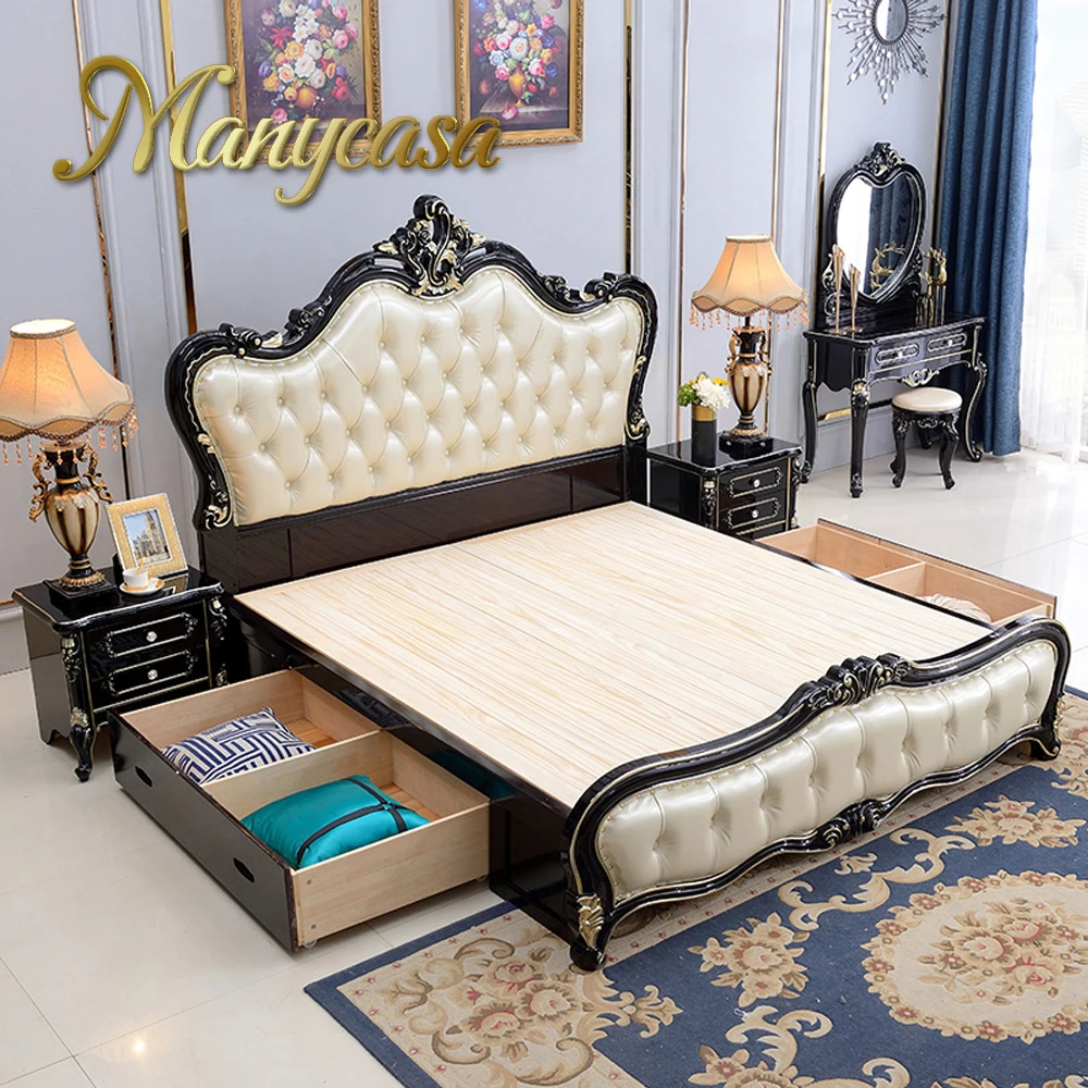 CME Chantelle Brown sugar King Bed wood bed bedroom furniture
