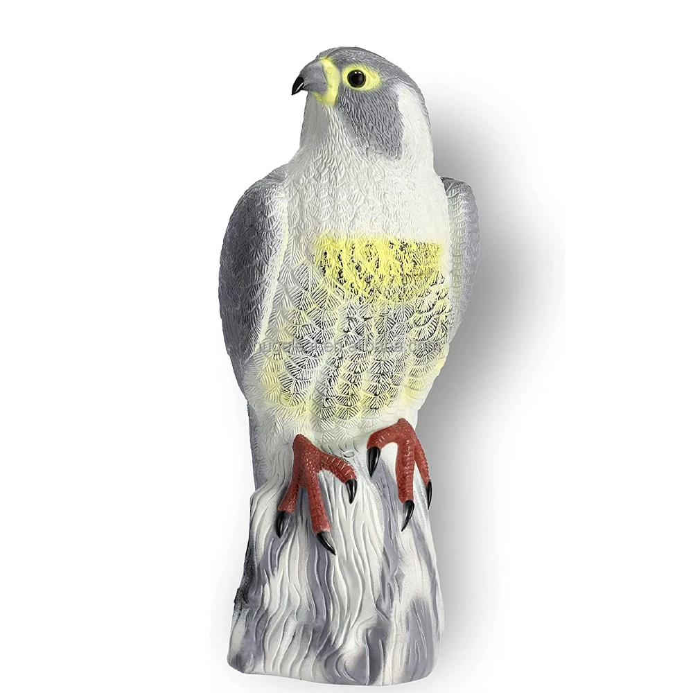 Plastic Bird Scarer Hawk Decoy Outdoor Artificial Eagle Garden Bird Repeller