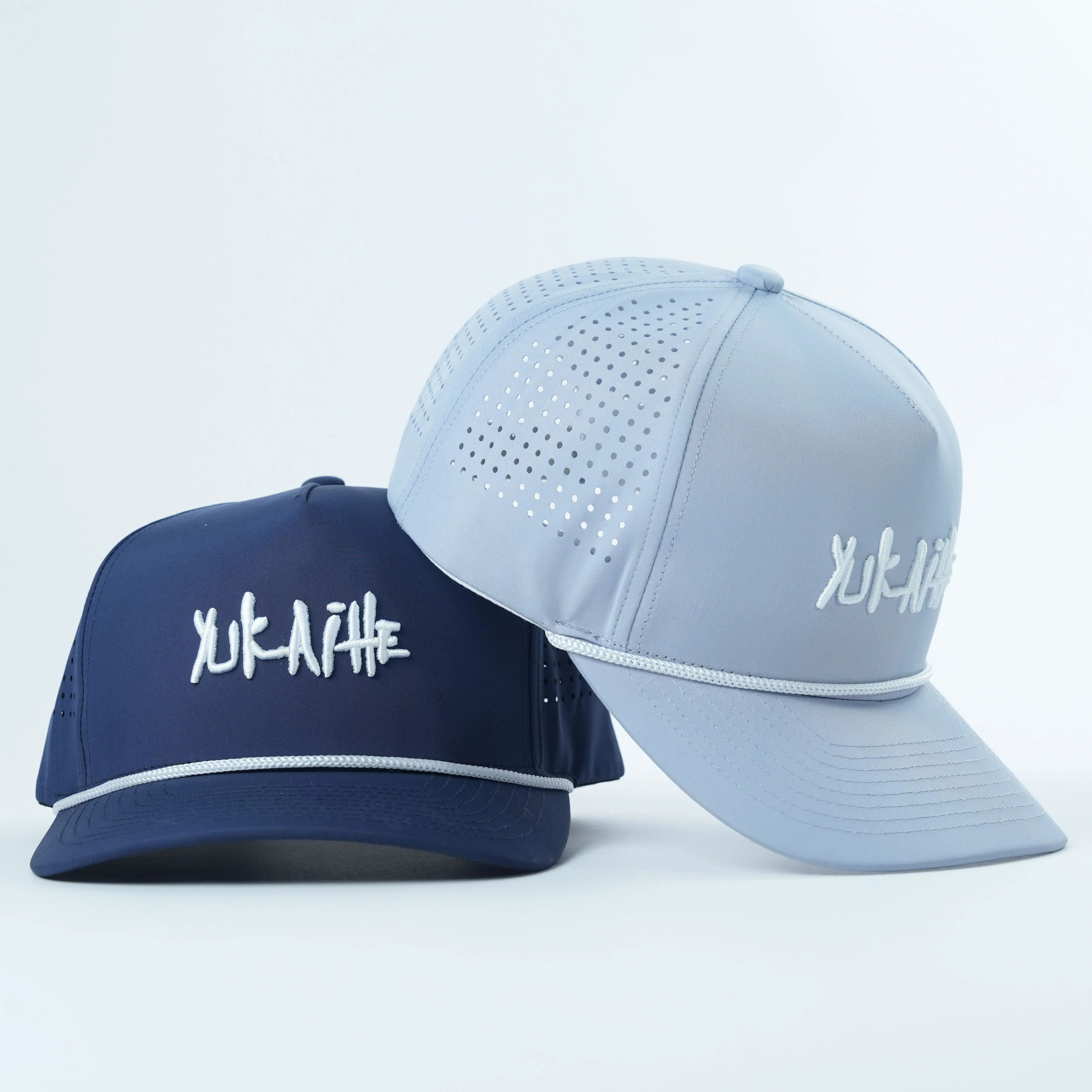 High Quality Mesh 5 Panel Laser Cut Hole Golf Embroidery Custom Logo Trucker Hat Breathable Net Outdoor Baseball Cap For Summer