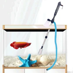 Electric Aquarium Gravel Cleaner Fish Tank Water Sand Cleaner Filter Cleaning Tools  Water Filter Pump Aquarium Tool