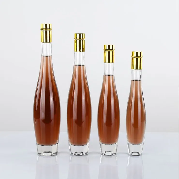Wholesale Cylinder Christmas 700ml 950ml clear Glass Wine Liquor Bottle As