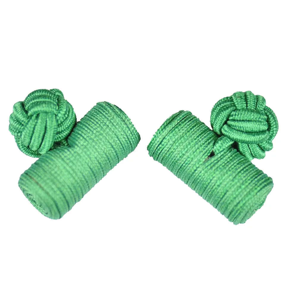 Ручной работы Прочный Контейнер Шелковый Узел запонки для мужские рубашки