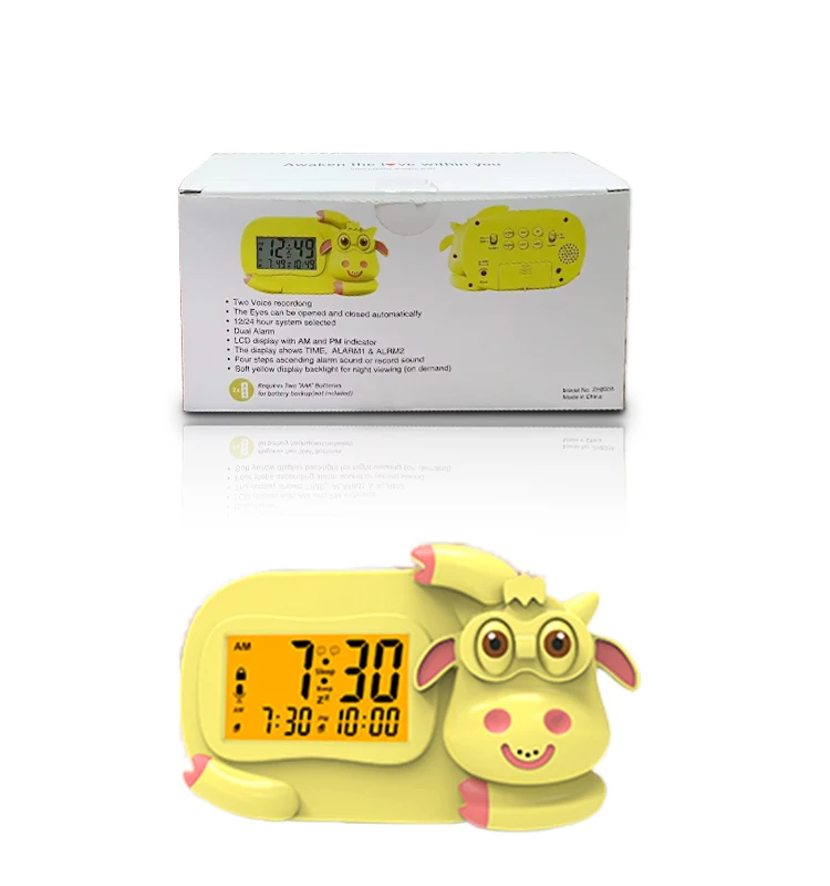 Toddlers Sleep Training Clock With Voice Recorder Alarm Clock Alarm Clock With Voice Recorder