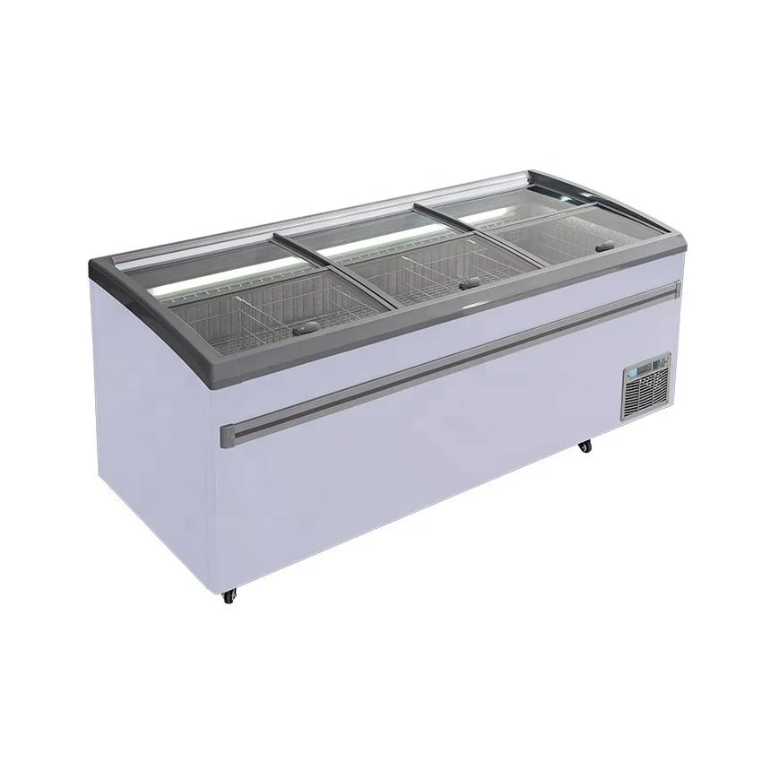 SDSC-505Z low price  island  horizontal  freezer for supermarket