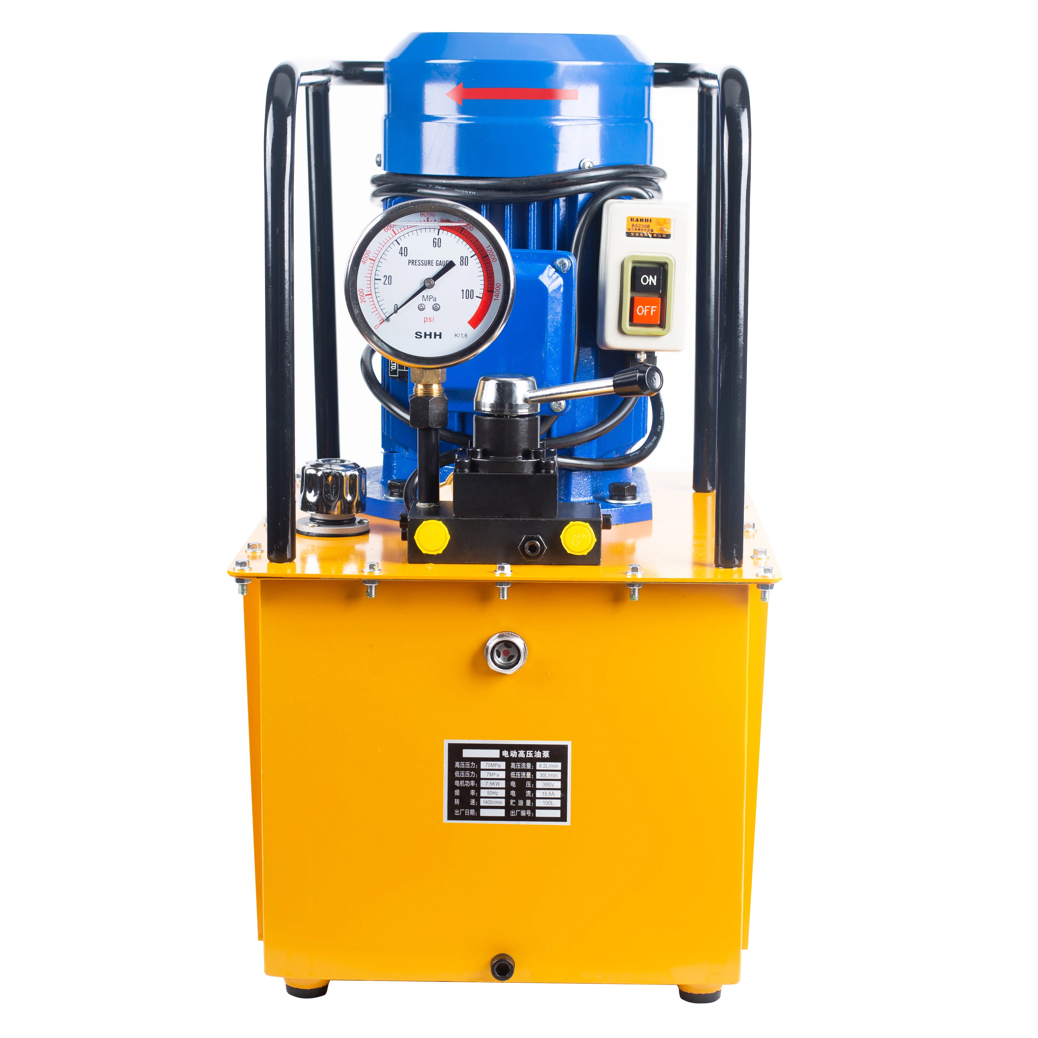 Best 10000psi Electric hydraulic pump used with hydraulic tools  portable power station for  hydraulic tools