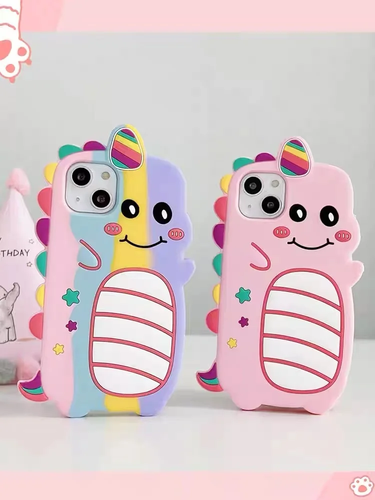 For iPhone 13 Pro New Arrival 3D Designed Creative Silicon Mobile Phone Case