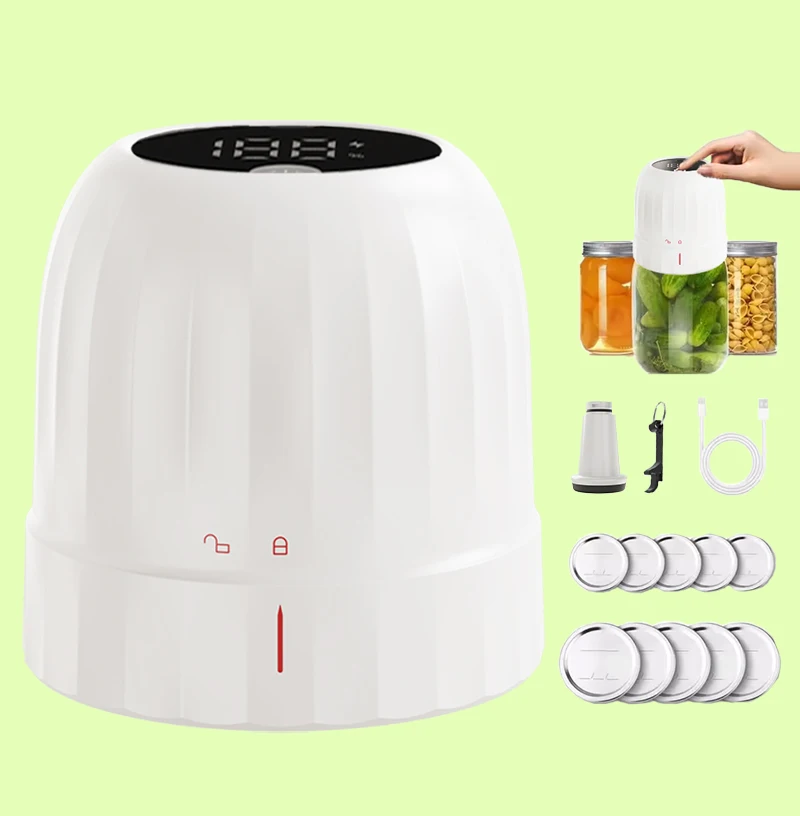 Wholesale Electric Mason Jar Vacuum Sealer kit Jar food vacuum sealer vacuum machine for food packaging storage