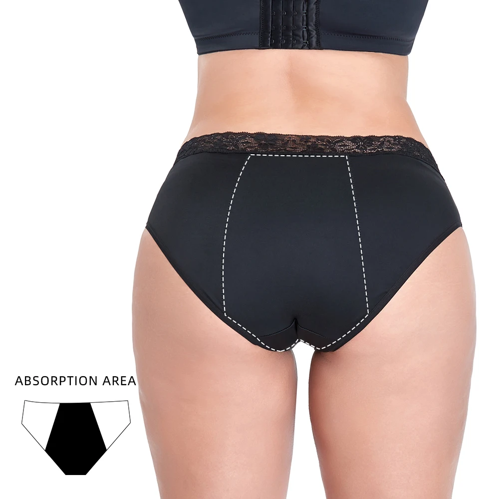 Оптовая продажа устойчивого для детей возрастом от 4 слоя середины waistperiod Защиты Нижнее белье при менструации Короткие трусы трусики подростков