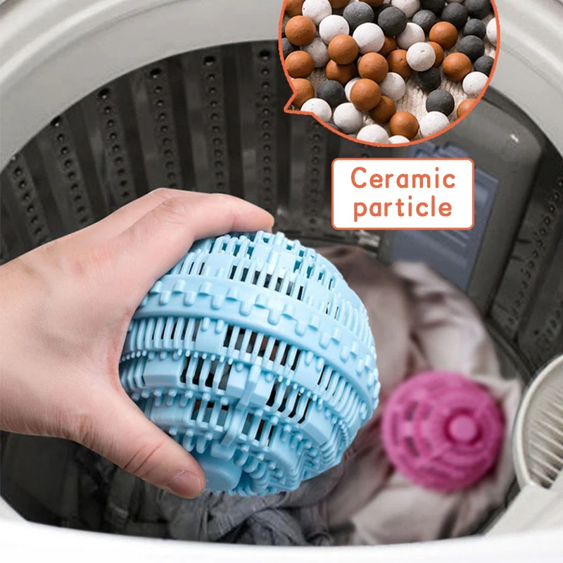 Магнитный шарик для стирки стиральная машина шарики очистки от намотки с отрицательными ионами керамические частицы