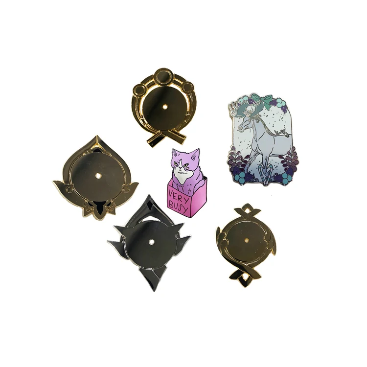 High Quality Brooch Glitter Cute Fashion 3D Lapel Pins Cartoon Comic Anime Hard Soft Badge Plated Gold Metal Crafts Enamel Pin