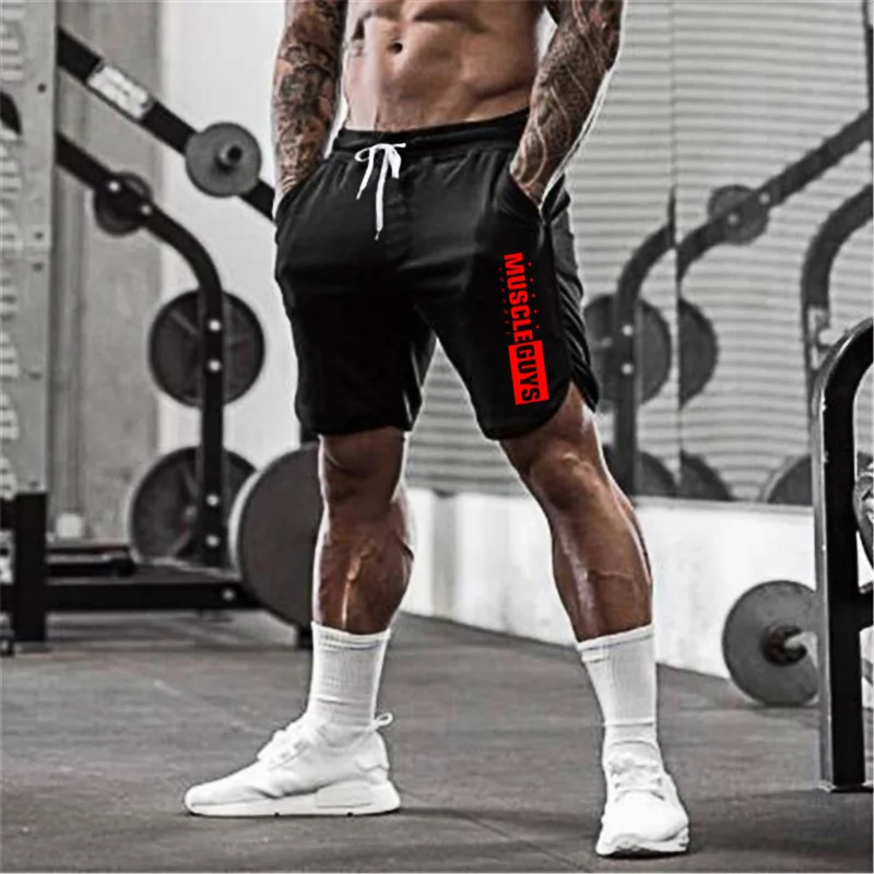 Mens running workout bodybuilding gym shorts Summer board shorts quick dry sports breathable mesh custom factory shorts