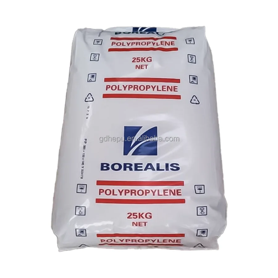 High Transparent Impact Resistance PP Pellets BOREALIS RE420MO Food Grade Polypropylene for Containers