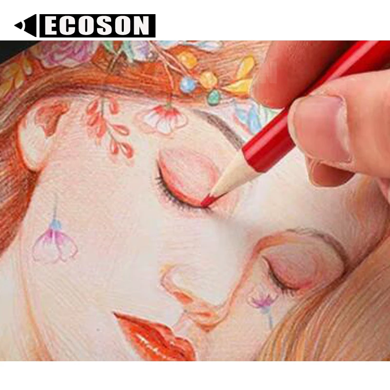 Custom Kids Adults  Premium Artist Lead 72 Color Pencil High Quality Professional Drawing Color Pencil Set with Box