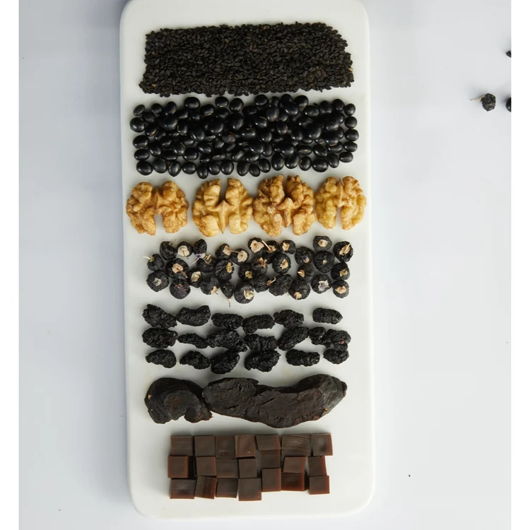 
Wholesale high quality Black sesame ball 9-time steamed and 9-time sun dried 