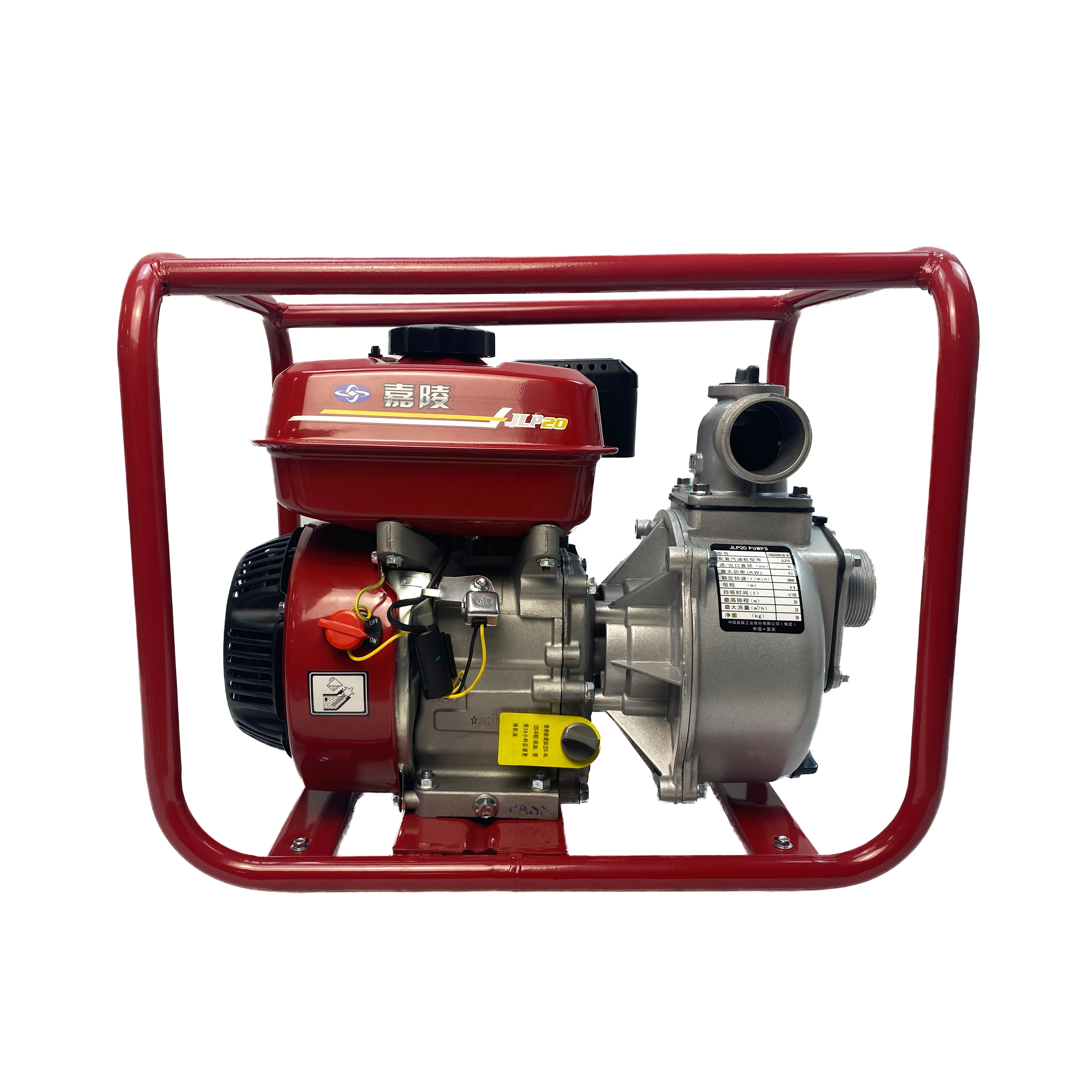 Jialing 3 inch diesel with wheels water pumping machine high pressure diesel water pump agriculture