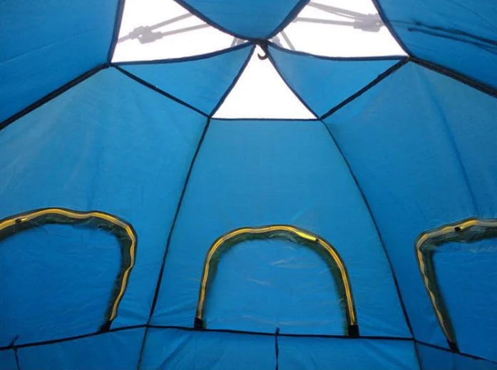 Automatic Multi Person Tent Outdoor 3-8 People Hexagonal Camping Tent Rainproof Windproof Speed Opening Luxury Tent