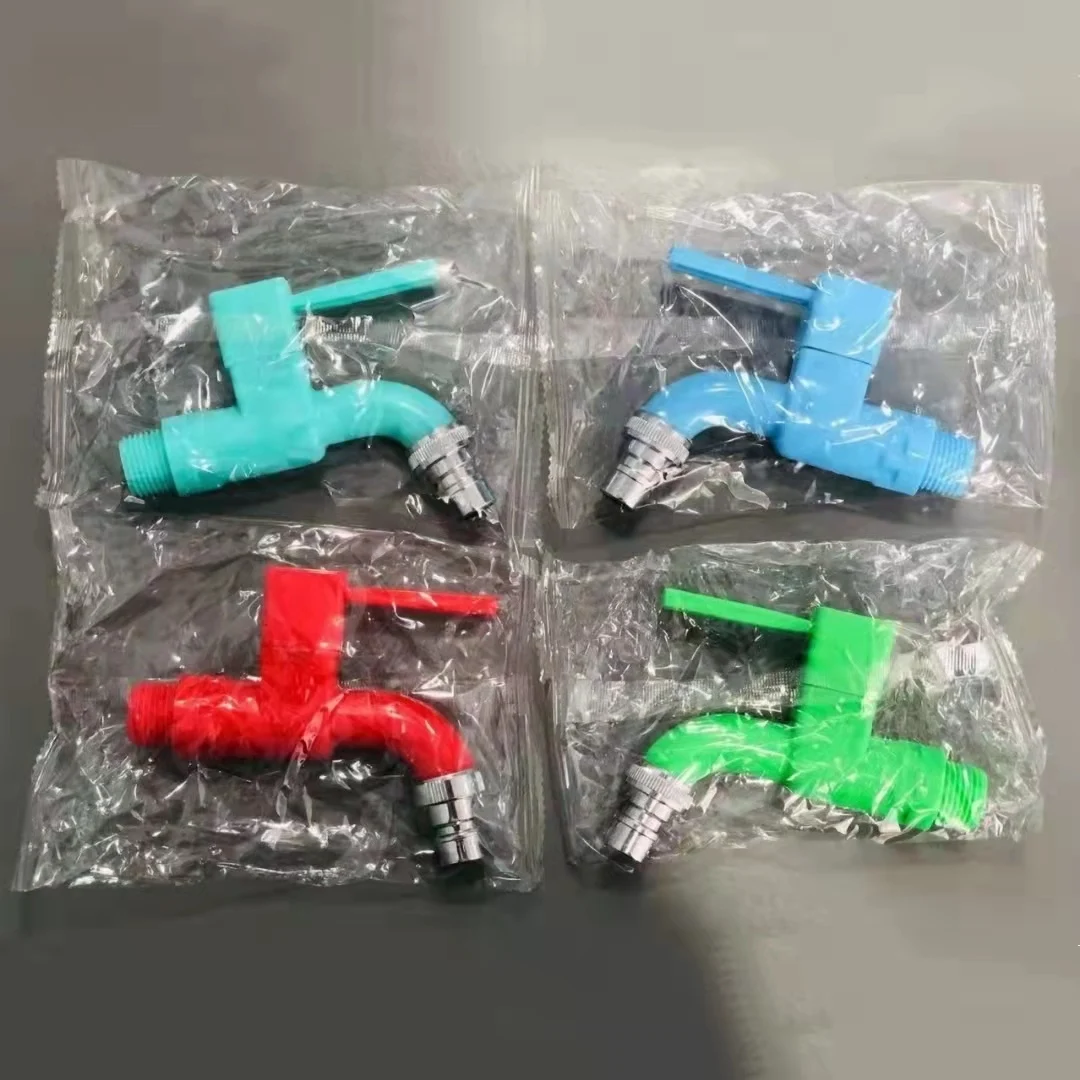 LJ-340 Factory Supply high quality plastic PVC hose cock/hose bibcock/bib tap basin faucet