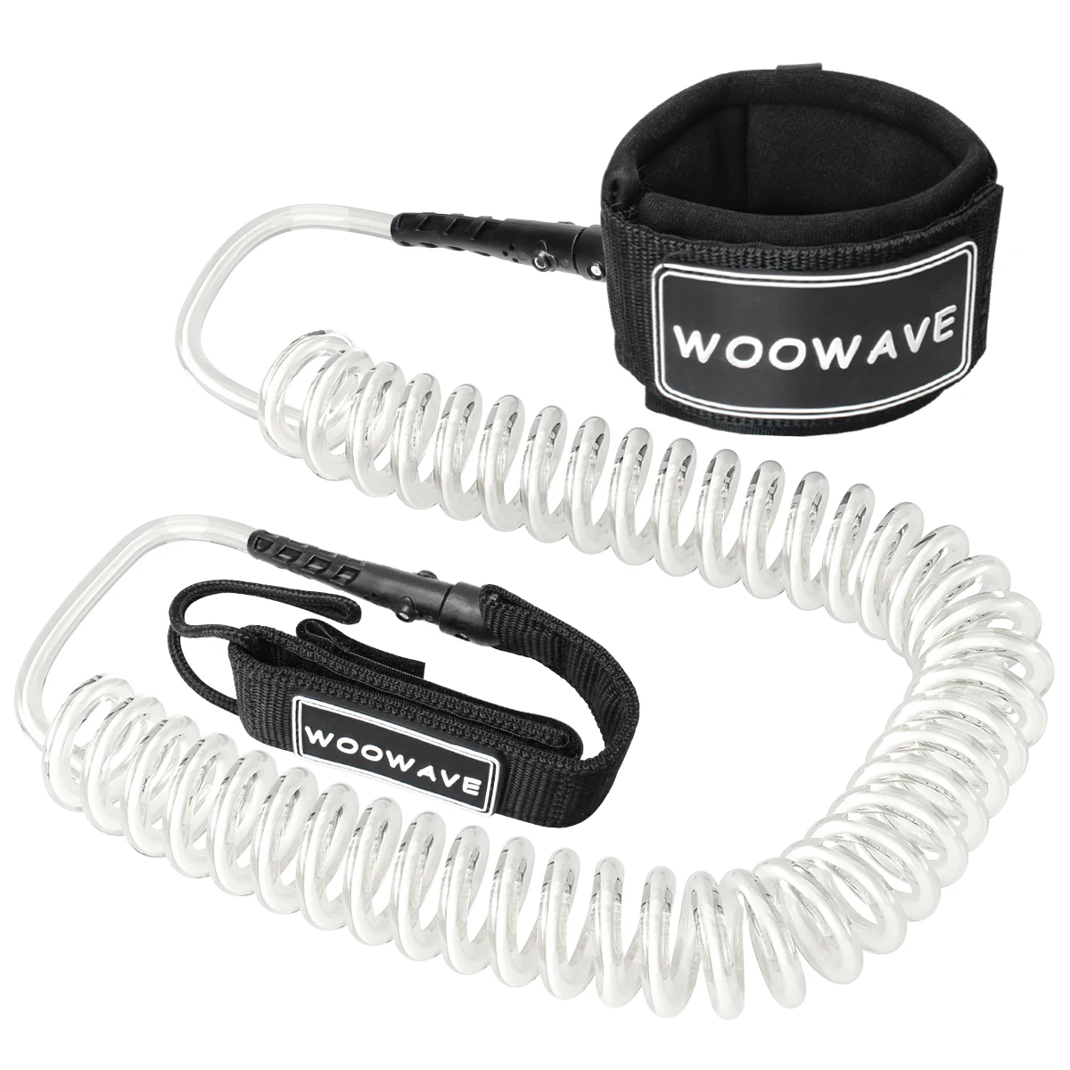 Woowave Factory Wholesale Surfboard Leash with Coiled Customize Logo Multi Color