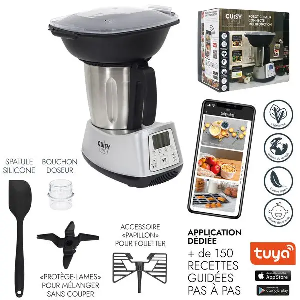 Home Smart Wifi App Electric Multifunctional Food Processor Kitchen Robot Cooking Machine Cooker Thermomixer Cooking Machine