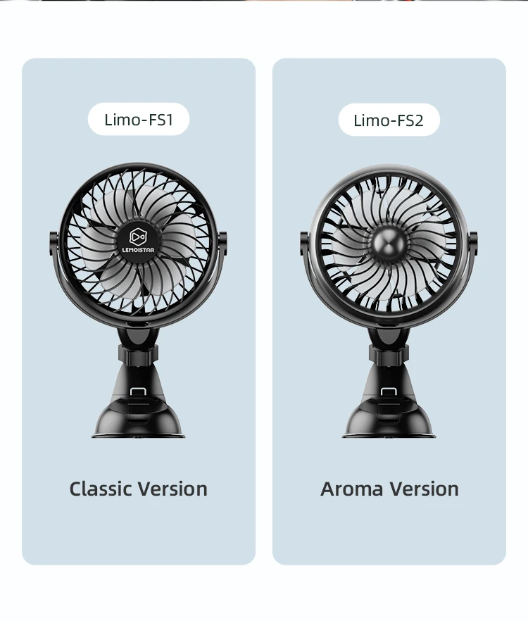 4Inch Suction Kitchen Wind Circulation Wall Fan For Home Small Usb Rechargeable Battery Air Cooling Portable Mini Table Car Fans