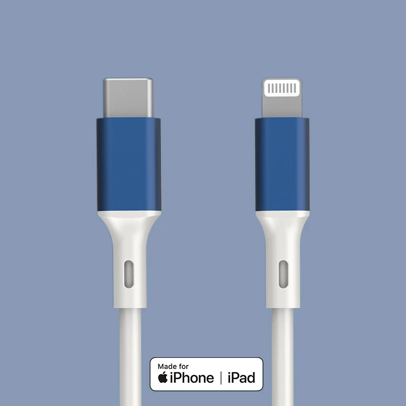 Wholesale 20W USB Lightning Cable 1M for iPhone MFi Certified Lightning Cable