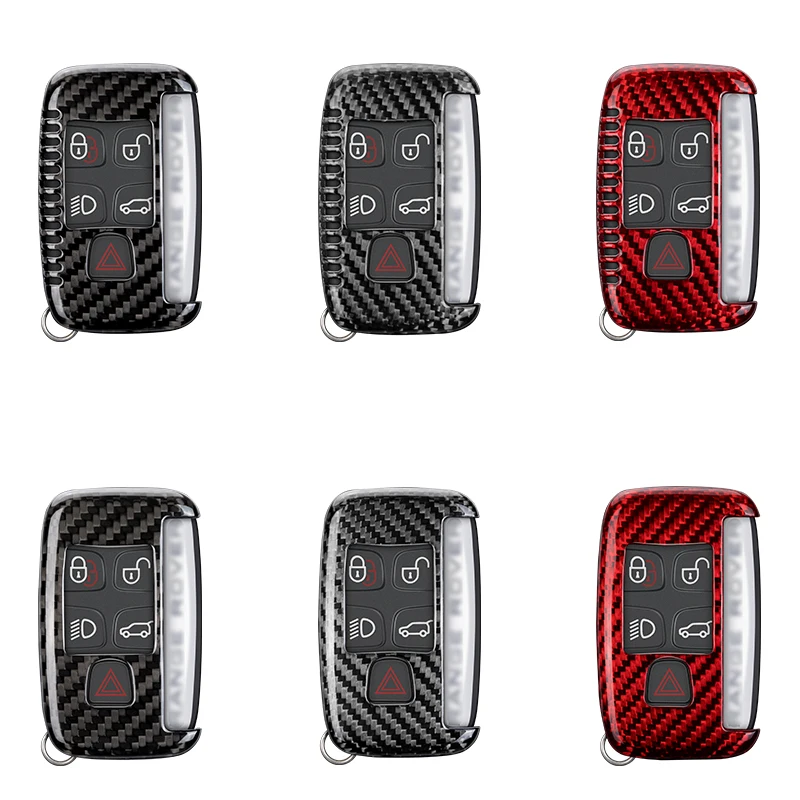 T-carbon  factory directly Auto supplies carbon fiber key cover fit for Land rover Range rover car key case car key Cover